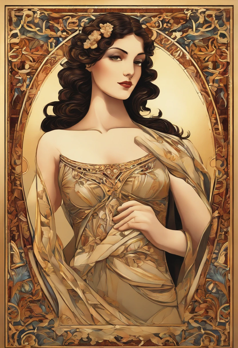 nude woman, Renaissance Italian painting, oil on canvas, best quality, ultra-detailed, realistic, soft lighting, vibrant colors, graceful posture, beautiful face, flowing hair, delicate skin, intricate drapery, gentle brushstrokes, subtle shading, natural lighting, peaceful atmosphere, elegant background, ornate frame
