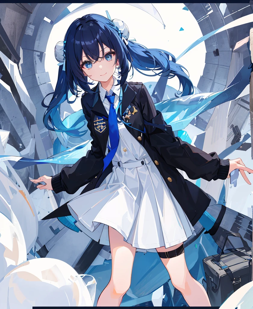 ((top-quality)), ((​masterpiece)), ((ultra-detailliert)), (extremely delicate and beautiful), girl with, 独奏, cold attitude,((Black jacket)),She is very(relax)with  the(Settled down)Looks,A dark-haired, depth of fields,evil smile,Bubble, under the water, Air bubble,bright light blue eyes,Inner color with light blue hair and dark blue tips,Cold background,Bob Hair - Linear Art, shortpants、knee high socks、White uniform like school uniform、Light blue ribbon ties、Clothes are sheer、Hands in pockets((top-quality)), ((​masterpiece)), ((ultra-detailliert)), (extremely delicate and beautiful), girl with, 独奏, cold attitude,((Black jacket)),She is very(relax)with  the(Settled down)Looks,A dark-haired, depth of fields,evil smile,Bubble, under the water, Air bubble,bright light blue eyes,Inner color with light blue hair and dark blue tips,Cold background,Bob Hair - Linear Art, shortpants、knee high socks、White uniform like school uniform、Light blue ribbon ties、Clothes are sheer、Hands in pockets((top-quality)), ((​masterpiece)), ((ultra-detailliert)), (extremely delicate and beautiful), girl with, 独奏, cold attitude,((Black jacket)),She is very(relax)with  the(Settled down)Looks,A dark-haired, depth of fields,evil smile,Bubble, under the water, Air bubble,bright light blue eyes,Inner color with light blue hair and dark blue tips,Cold background,Bob Hair - Linear Art, shortpants、knee high socks、White uniform like school uniform、Light blue ribbon ties、Clothes are sheer、Hands in pockets((top-quality)), ((​masterpiece)), ((ultra-detailliert)), (extremely delicate and beautiful), girl with, 独奏, cold attitude,((Black jacket)),She is very(relax)with  the(Settled down)Looks,A dark-haired, depth of fields,evil smile,Bubble, under the water, Air bubble,bright light blue eyes,Inner color with light blue hair and dark blue tips,Cold background,Bob Hair - Linear Art, shortpants、knee high socks、White uniform like school uniform、Light blue ribbon ties、Clothes are sheer、、chaina hair,Bun hair