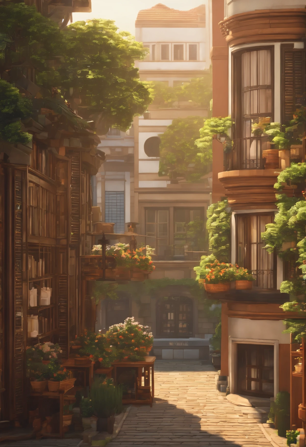 Windows offer views of the city、There is a bed and a bookshelf, beautiful detailed pixel art, by Kubisi art, studio ghibli and and mumford, tokyo anime scene, detailed pixel art, Hasui Kwase, Lofiato, ( ( ( ( ( and mumford ) ) ) ) ), detailed pixel artwork, inspired by Hasui Kawase