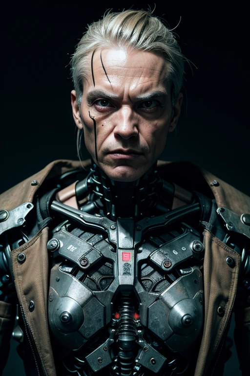 Bram Stoker's Dracula, body ephemeral, faceless mechanical skin, very detailed, photorealistic, Cinematic, Masterpiece, half body portrait, dramatic shadow evocative analog film noise, half body portrait, cinematic, movie still, captured in the style of Sony Alpha A7 III camera