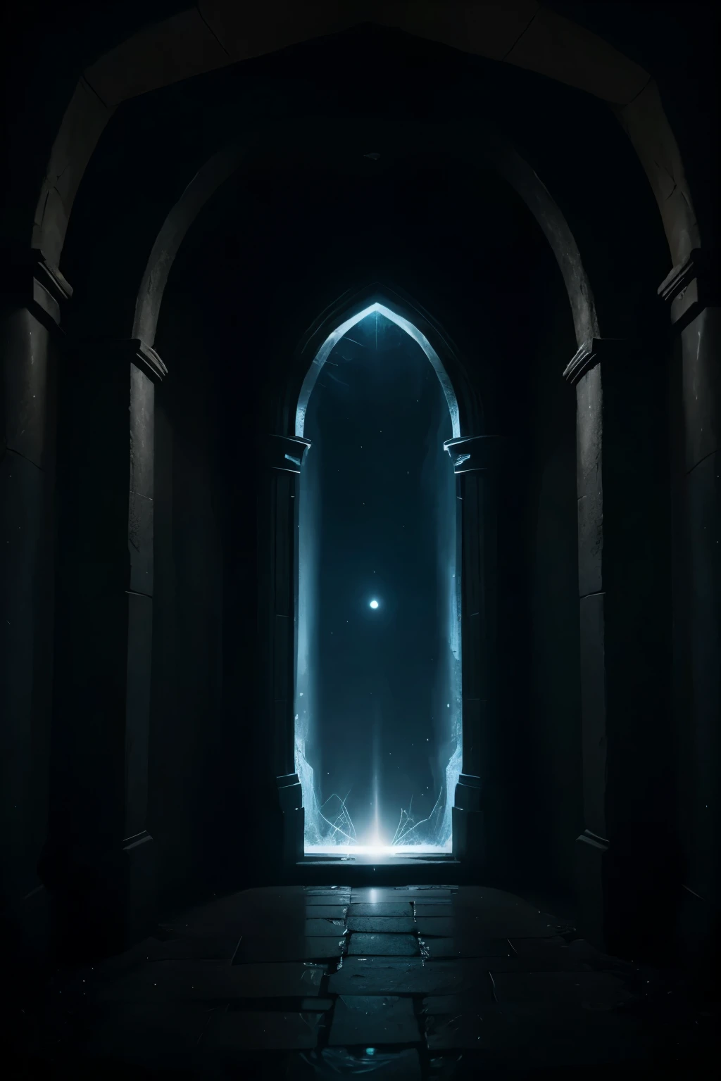 A stylized image of a dark portal, emphasizing mysterious details and an aura of dark energy. The channel's name, "Gateway to the Unknown," could be integrated into the image with a font that evokes the feeling of mystery.