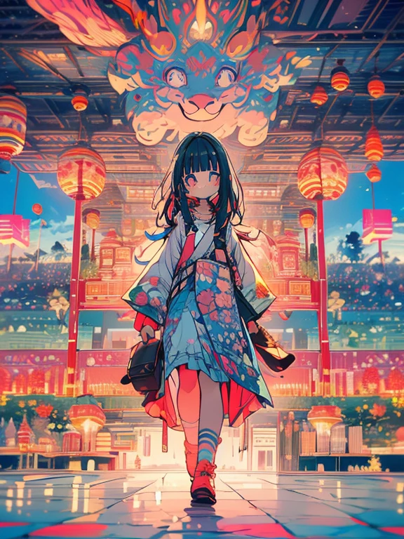 (masterpiece, high quality, high resolution, absurd, super detailed, 8k),Girl,、 grinning、mid journey