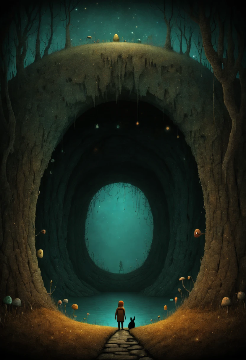 Underground world, by Andy Kehoe, best quality, masterpiece, 8k