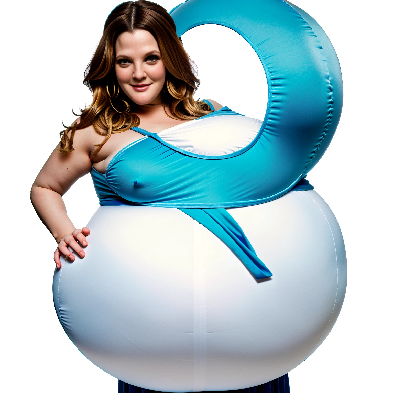 Solo Drew Barrymore  , Largest  Bump pregnant, Largest , nipple, cum,Big pregnant Belly, Big Pregnant girl, Largest Belly of Pregnant, huge pregnancy belly, Huge 9 months Pregnancy Belly, blue princess costume, ((alone))