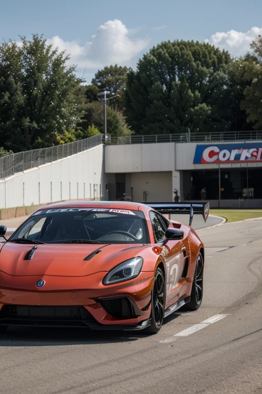 Sport car racing track sunshine ultra hd