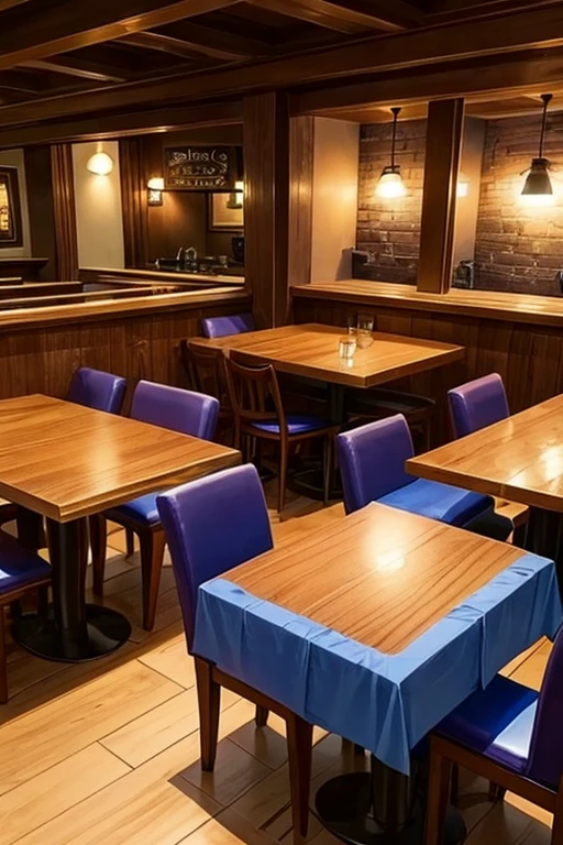 Anime - A style Dining room with tables and people eating at the table, cozy bistro, pub background, leaflet, leaflet anime style, Inside the tavern, fantasy pub background, bar, In the pub, Different world, reincarnated as a slime, screenshot of animation, Dining room!, In the fantasy tavern near the fireplace