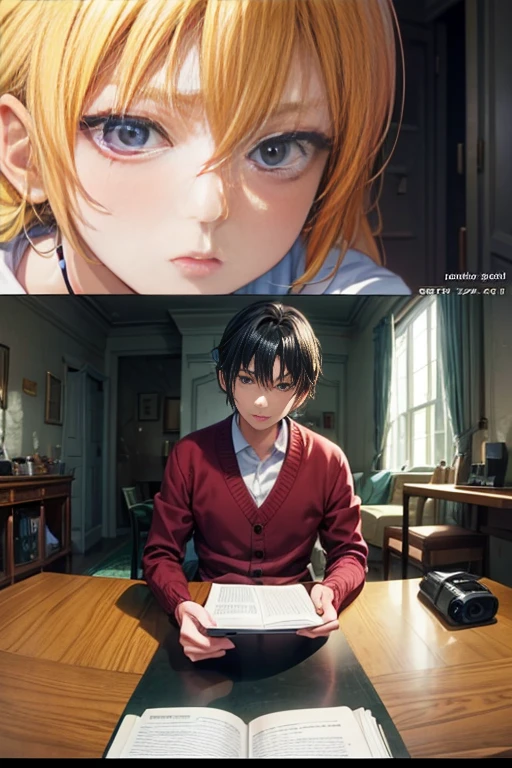 Close-up of a man sitting at a table in a room, Screenshots from animated movies, in animated movies, animation stills, Still from TV animation, Anime screenshots, Animation movie screenshots, 今日精选anime still frame, Screenshots from the 2012 animation, anime movie scene, anime scene, anime still frame, animation still frame, animation still frame