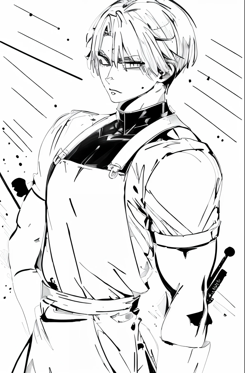 Precision,high quality,line drawing,Crisp lines,black and white image