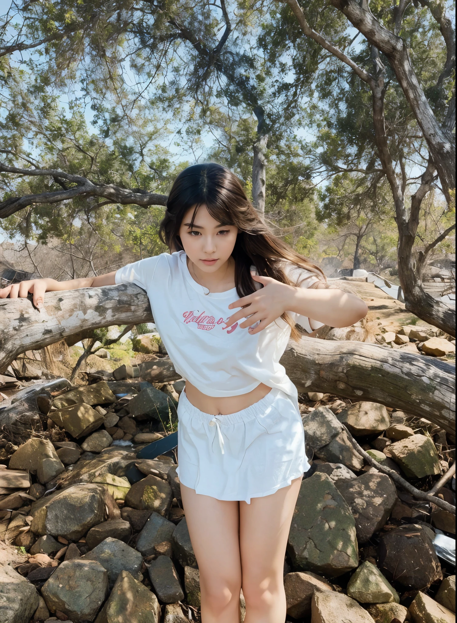 Young woman, Model, an anime girl
