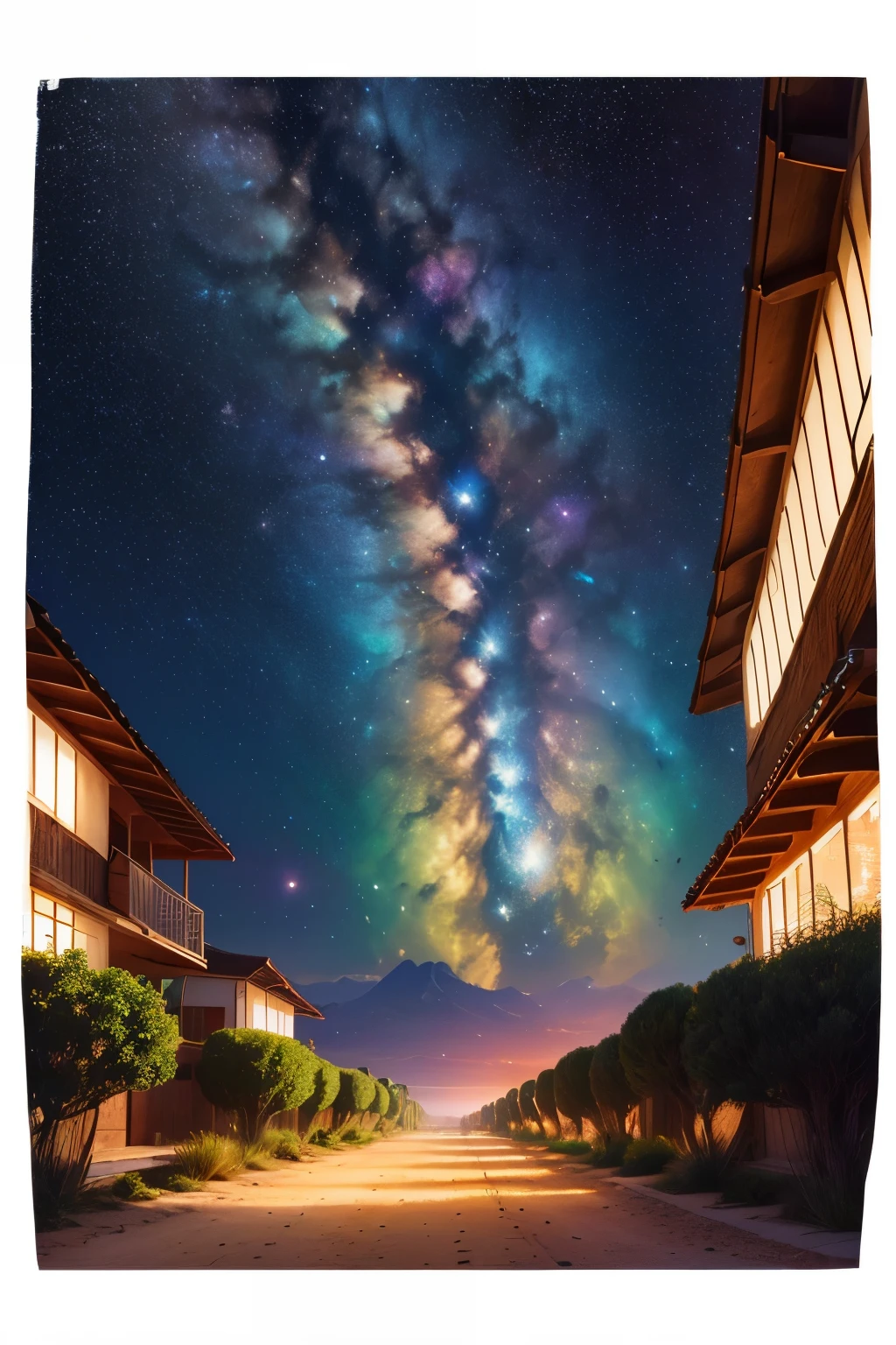 ((Mejor calidad)), ((obra maestra)), (detallado), galaxia, paisaje