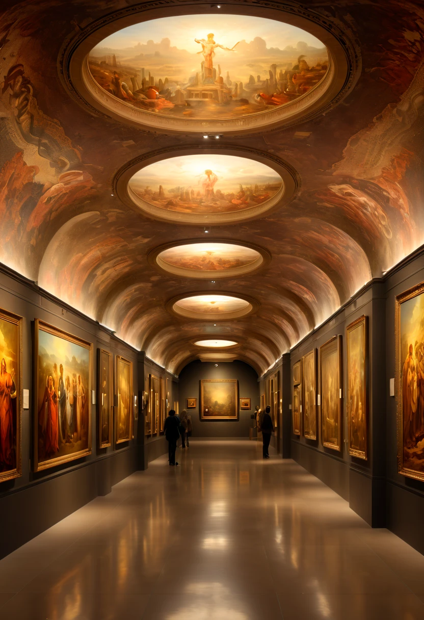 museum, Underground, Spacious, rich, enhance, intricate, (best quality, masterpiece, Representative work, official art, Professional, 8k)