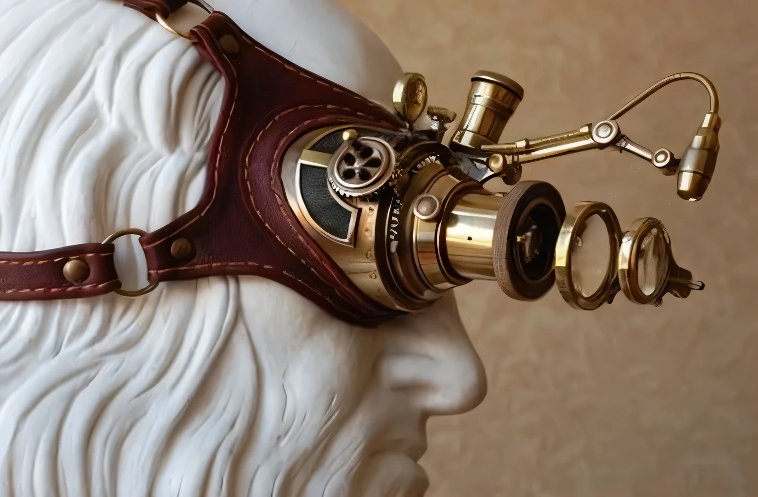 there is a pipe with brass hardware and a wooden handle, fumando cachimbo, cachimbo, mage fumando cachimbo, cachimbo smoke, steampunk, tecnologia steampunk, projeto steampunk, arte conceitual steampunk, armas estilo steampunk, steampunk illustration, Magia e Vapor - Inspirado no Punk, (steampunk), ( steampunk ), steampunk illustration, estilo Punk a vapor, steampunk monocle, steampunc