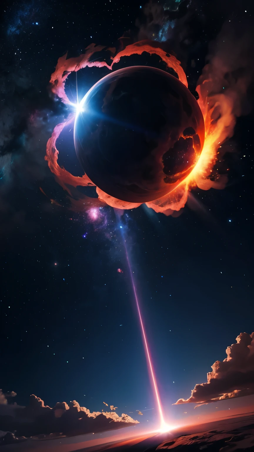 supernova meteor light