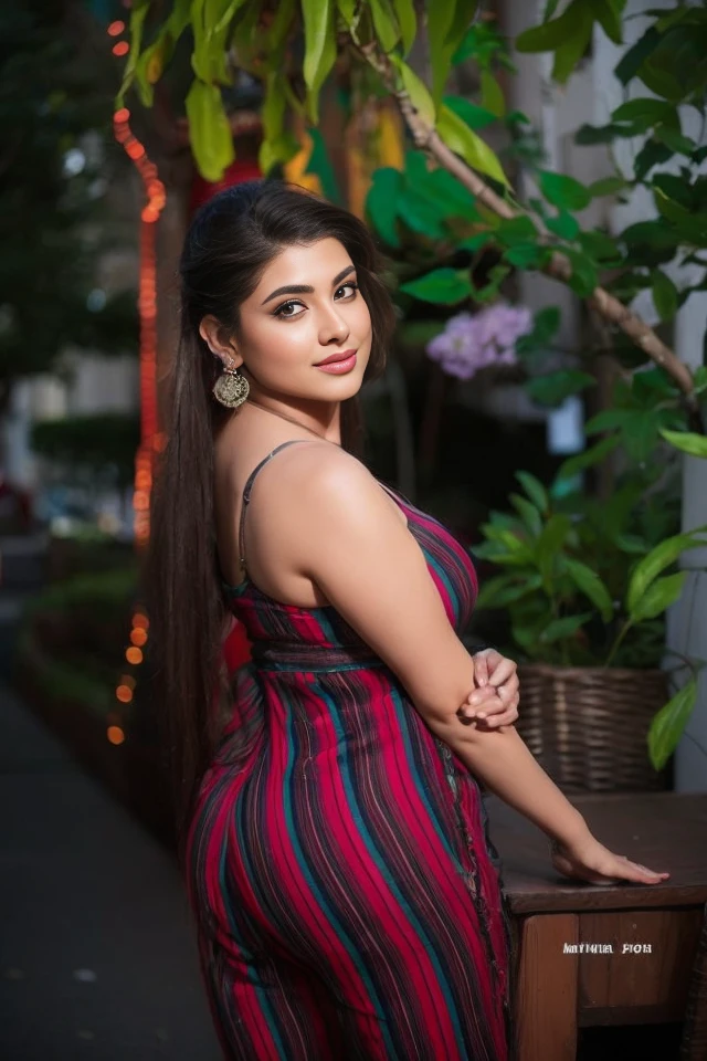 A confident-looking indian woman with long flowing hair, hazel and brown eyes, with flowing see-through salwar suit, c-cup breast on street, some people in background,bokeh perfect composition, hyperrealistic, super detailed, 8k, high quality, trending art, trending on artstation, sharp focus, photo shoot, intricate details, highly detailed,