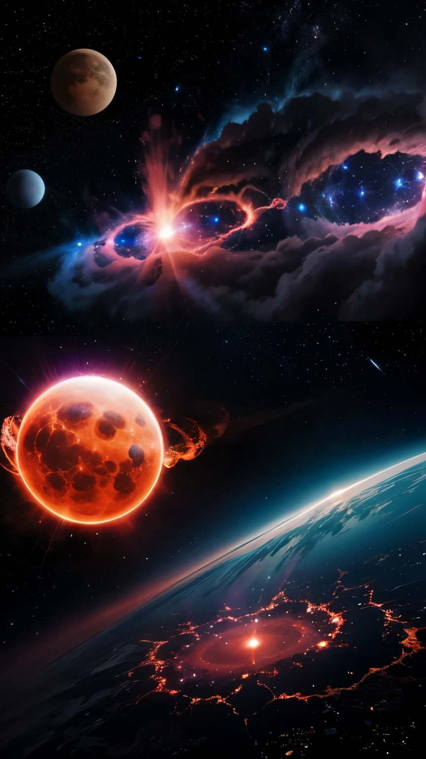 supernova planet Light