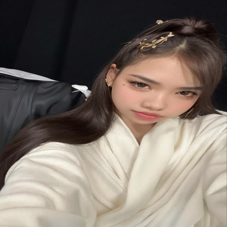 there is a woman that is taking a selfie with her cell phone, lisa blackpink, lisa do blackpink, lisa, Lalisa Manobal, lalisa, lisa blackpink, lalisa do Blackpink, Lisa do Blackpink, portrait of Lalisa do blackpink, lisa, lalisa manobal, Lisa, Lalisa BLACKPINK, bonito rosto princesa poeta, inspirado em LISA BLACKPINK