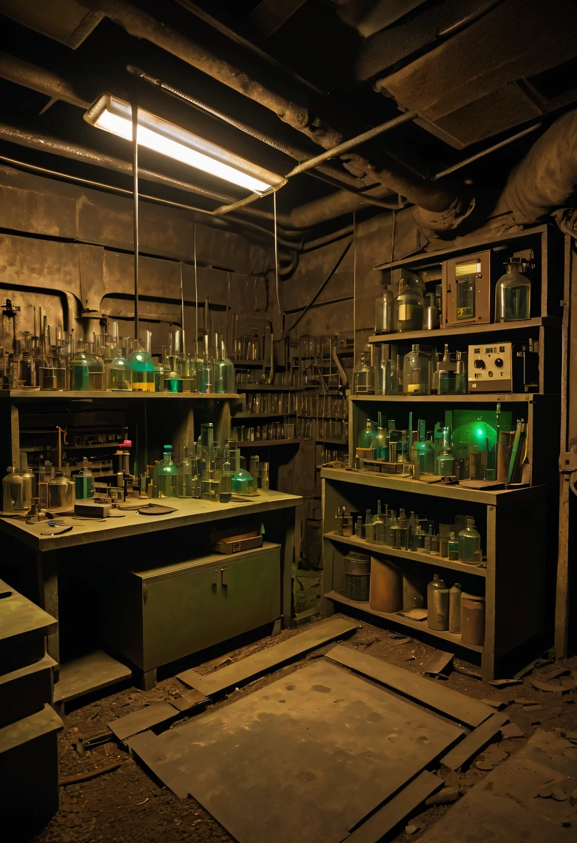 Hidden underground laboratory