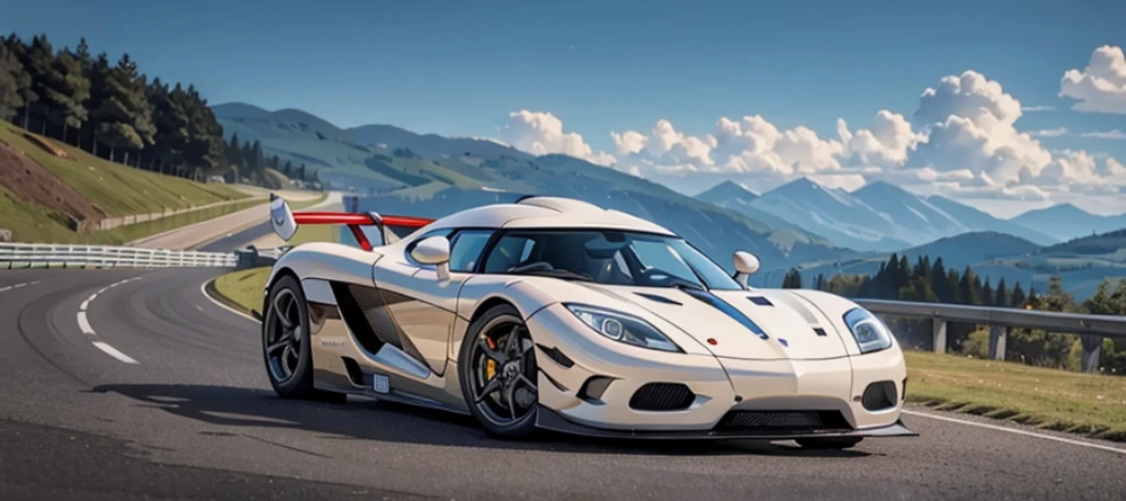 Koenigsegg Trevita, dramatic scene