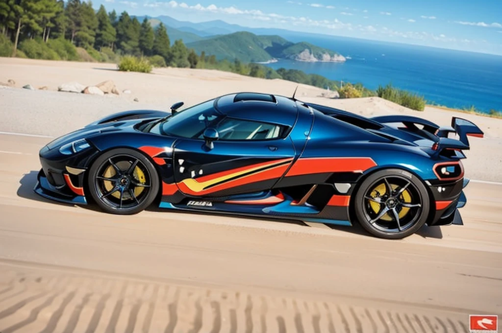Koenigsegg Trevita, dramatic scene