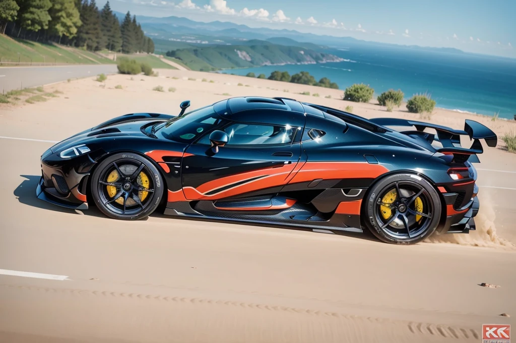 Koenigsegg Trevita, dramatic scene