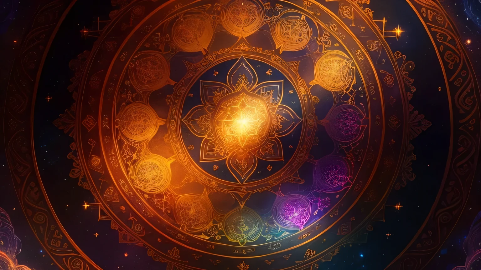 Crie uma imagem retratando um ser divino, adorned with celestial elements and surrounded by an ethereal glow. The deity must exude a sense of power and transcendence, drawing inspiration from various mythological sources. Integrate symbolic attributes associated with wisdom, creation, or specific domains to enhance the character's divine essence. Utilize uma paleta de cores que combine tons celestiais, como azuis e roxos, com toques de ouro radiante. The overall composition should evoke a feeling of awe and wonder, capturando a natureza divina do ser retratado.