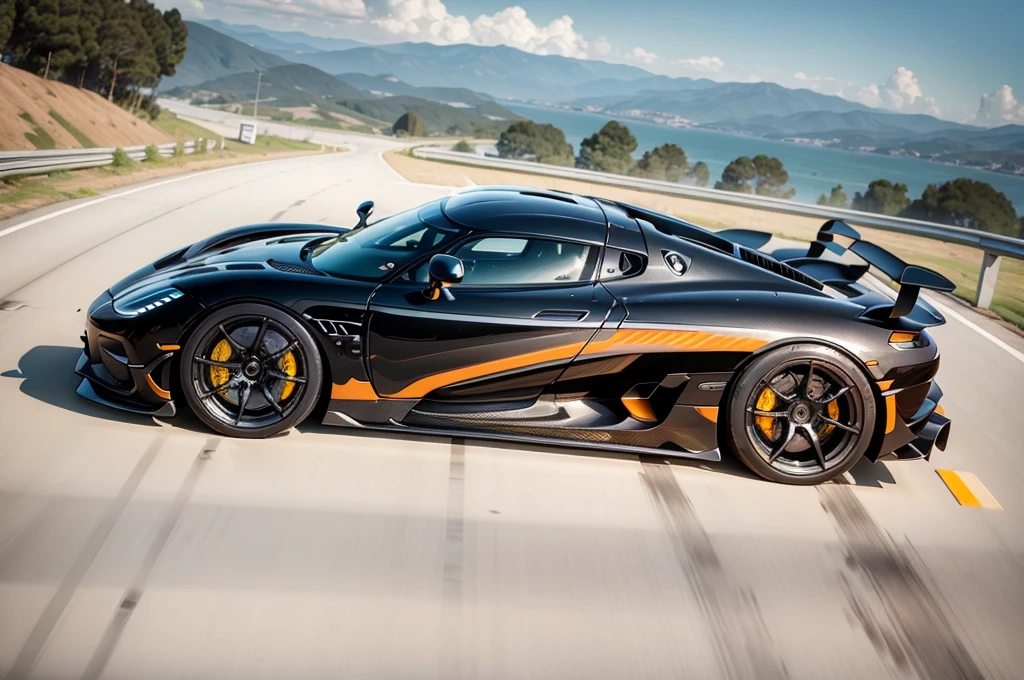 Koenigsegg Trevita, dramatic scene