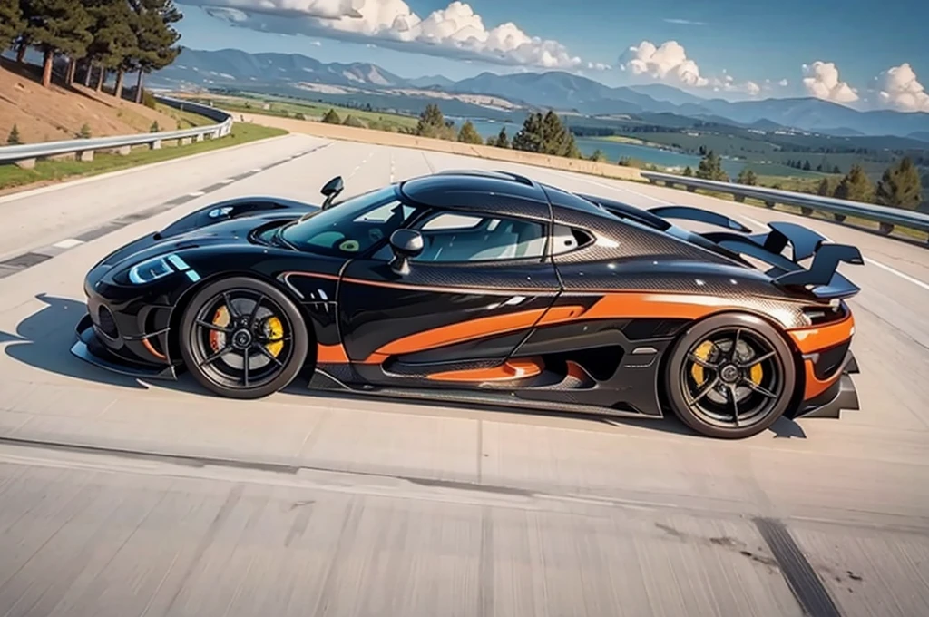 Koenigsegg Trevita, dramatic scene