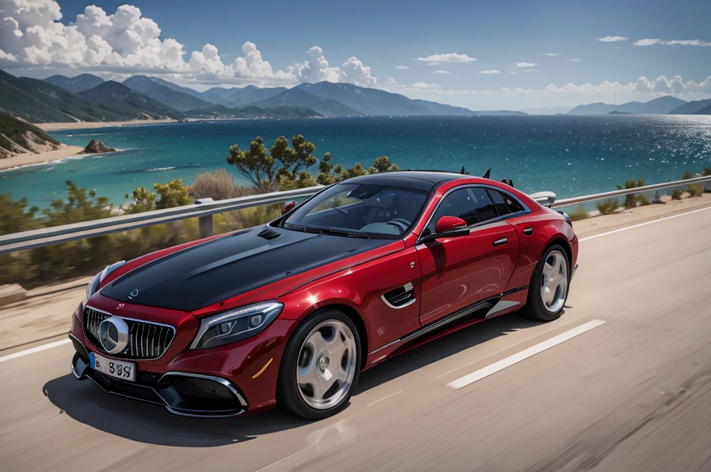 Mercedes Maybach Exelero, dramatic scene