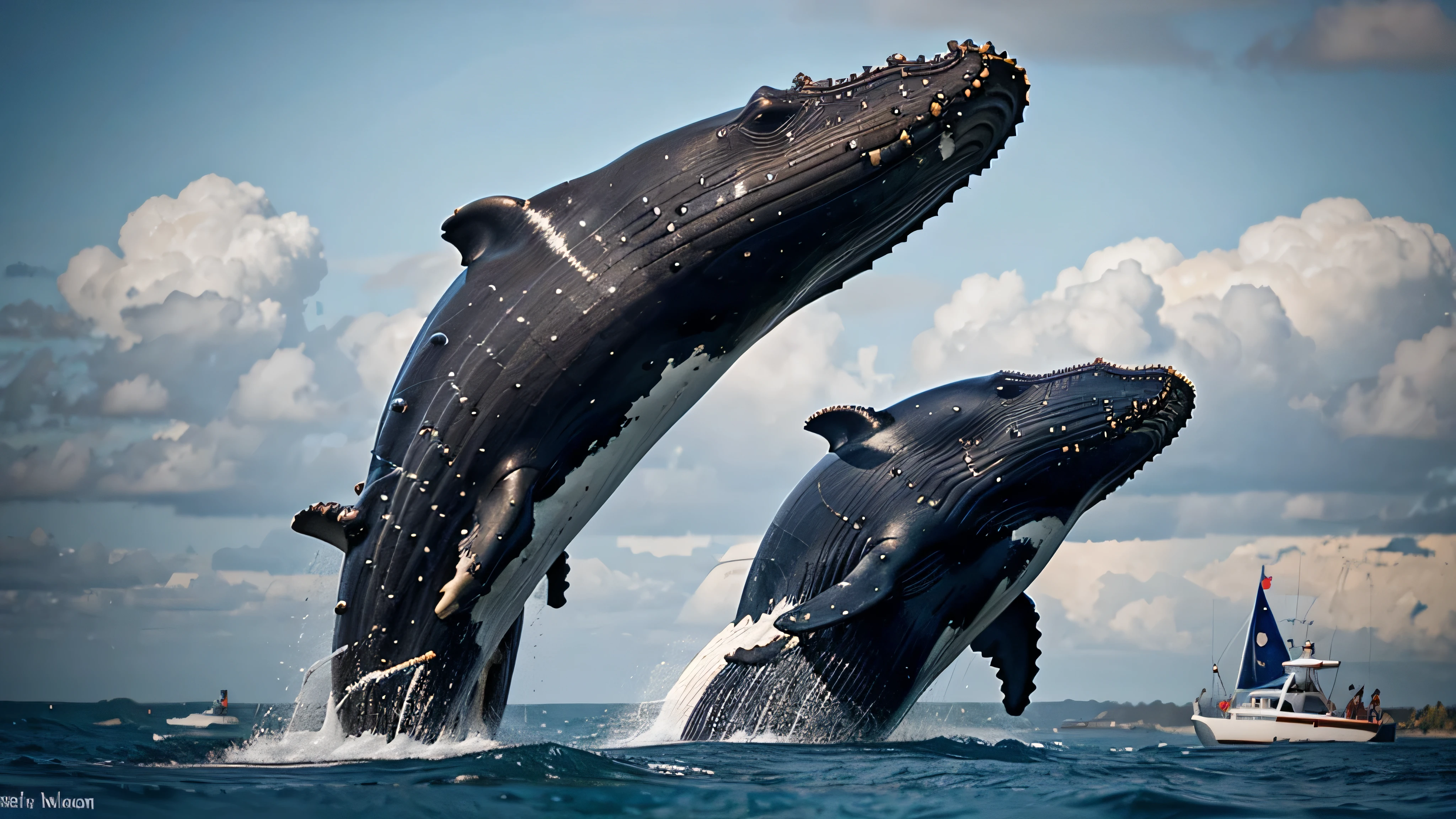 Sea and whales