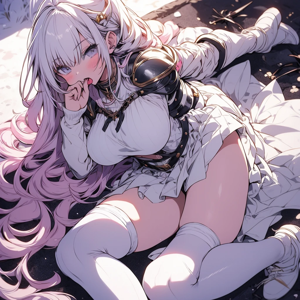 ((Girl with long white hair gets her pussy rubbed by tentacles)),((Blush on;1.2)),((Girl vaginal licking tentacles)),wear bra, wet clothes,long hair,wear leg, perfect body, perfect swimsuit,symbol-shaped pupils, bangs,(sweaty:1.4),in bed, lying on bed,((steam1.2)),big tentacle, open mouth,wet mouth,back view but ,wet but,back view 