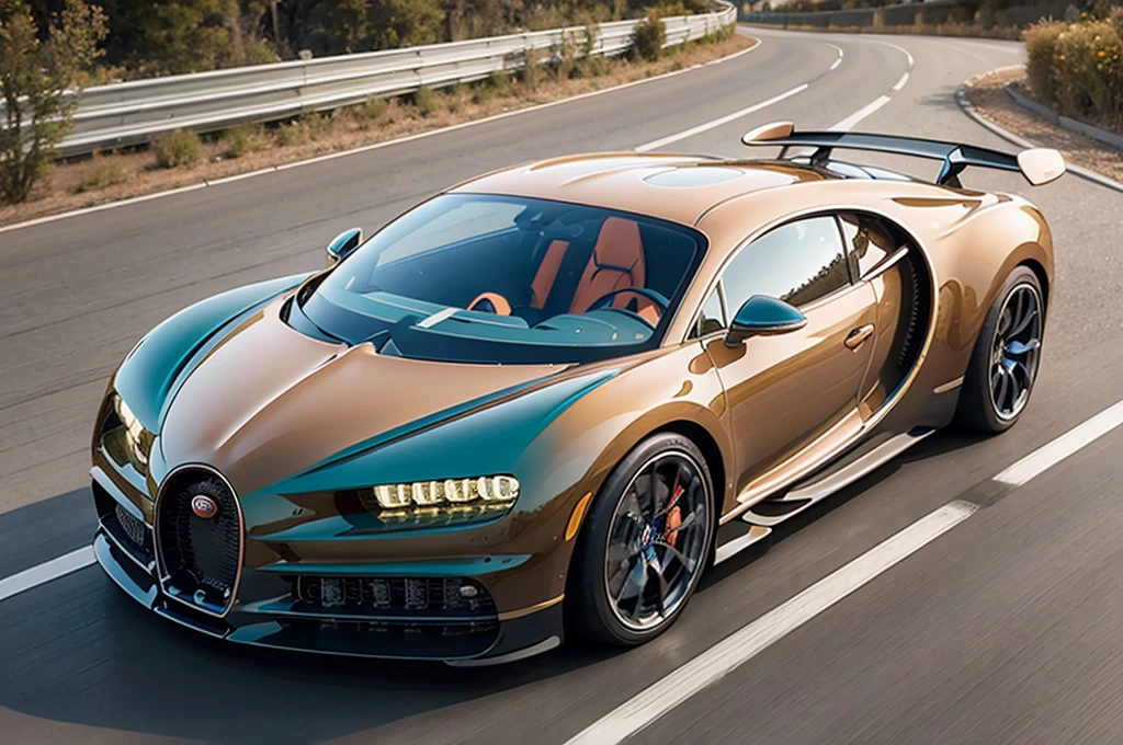 honey color Bugatti Chiron Pur Sport