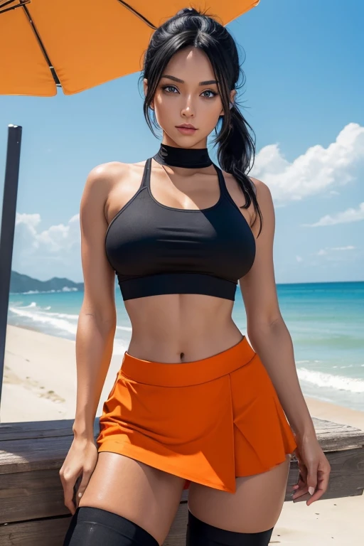 temperament,largeeyes,prette,Raised sexy,Superskirt,long leges,big breasts thin waist,Buttock augmentation,Kizi,The tree,the sea