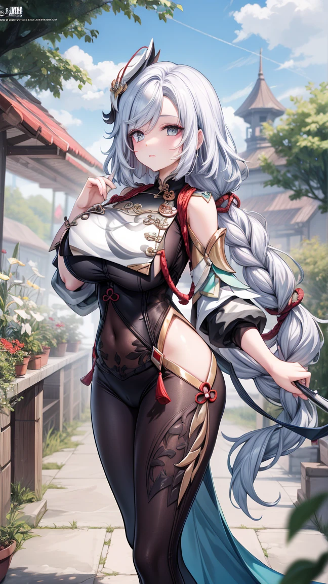 ShenheV4, (Beautiful,Huge_Breasts:1.3),
BREAK
, Standing in the garden, full body, full figure, From the side:1.2,
BREAK
, Garden,
BREAK
, ShenheV4,
BREAK
, official art, extremely detailed CG unity 8k wallpaper, perfect lighting, Colorful, (best_quality:1.0), ultra high res,4K, ultra-detailed, 8K, HDR, high resolution, absurdres:1.2, film grain, blurry background, (vibrant_color:1.2), (beautiful_face:1.5), (narrow waist),