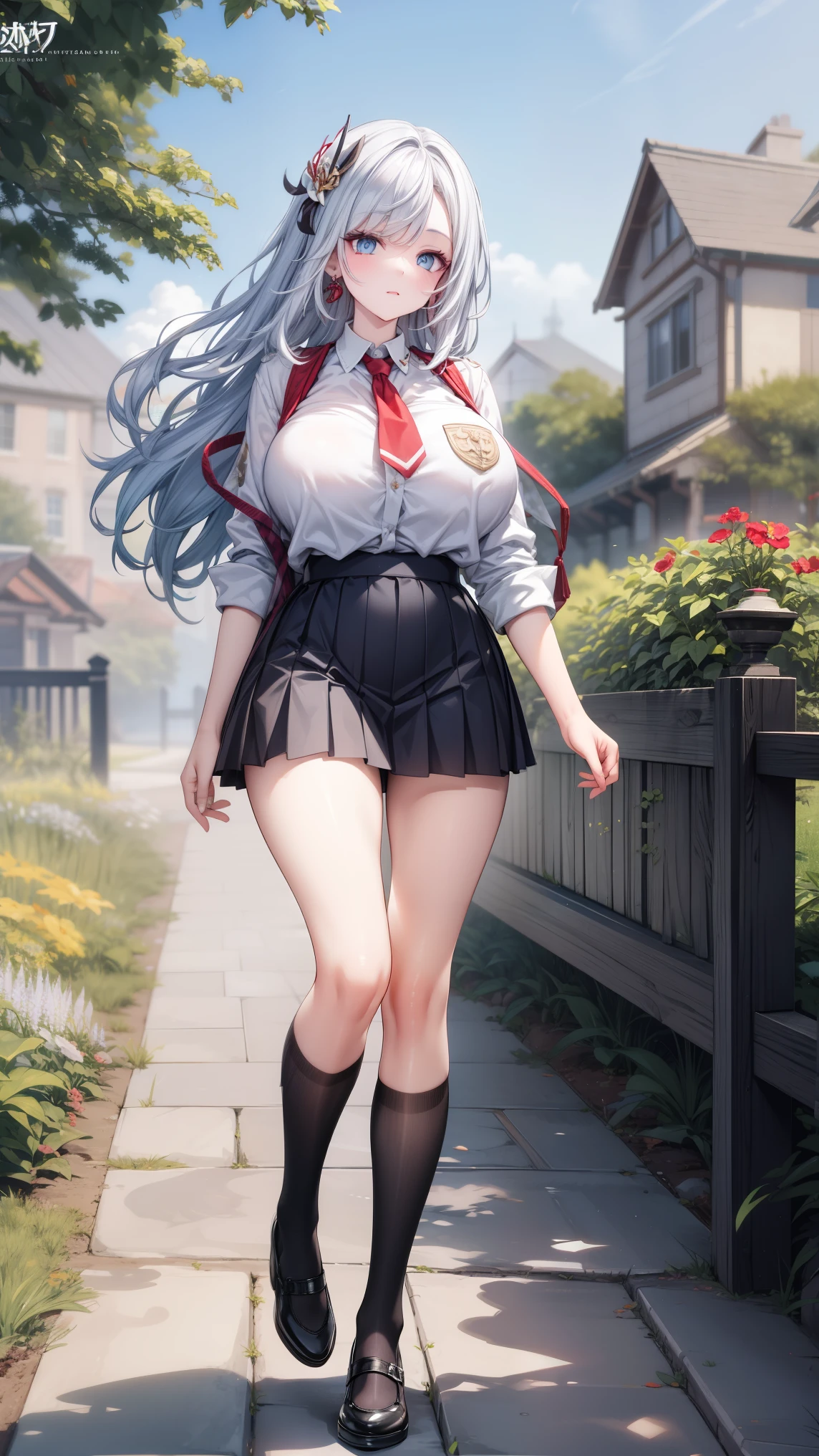 (Beautiful,Huge_Breasts:1.3),
BREAK
, Standing in the garden, full body, full figure,
BREAK
, Garden,
BREAK
, School uniform, pleated skirt, mini skirt, short skirt, high thigh,
BREAK
, official art, extremely detailed CG unity 8k wallpaper, perfect lighting, Colorful, (best_quality:1.0), ultra high res,4K, ultra-detailed, 8K, HDR, high resolution,  absurdres:1.2, film grain, blurry background, (vibrant_color:1.2), (beautiful_face:1.5), (narrow waist),