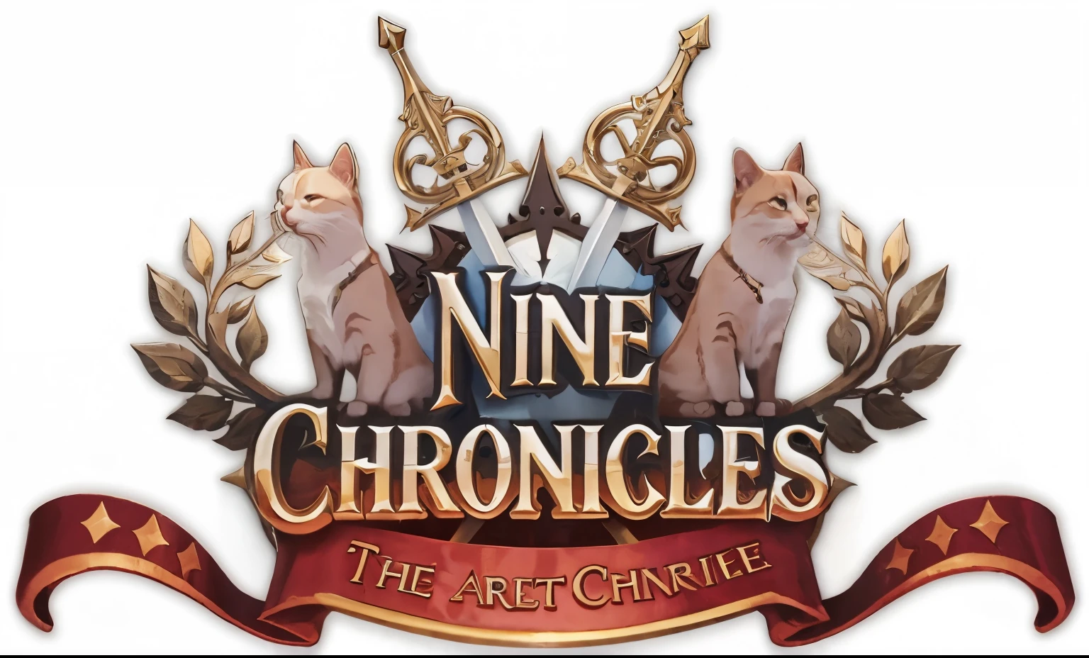 Logo, sword, cat, nine chronicle, shield, size 64x64 