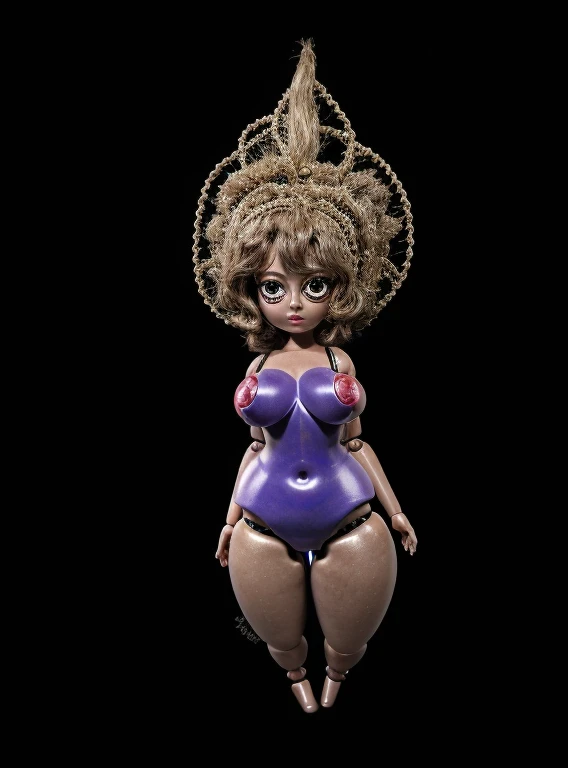 toy doll, cuerpo titere, tunica destellos magicos,