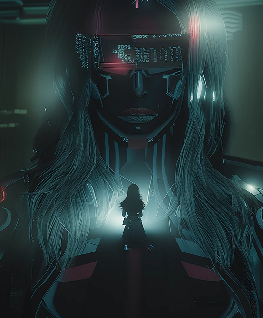 futuristic woman with futuristic city in the background, cyberpunk digital painting, cyberpunk themed art, dark cyberpunk illustration, advanced digital cyberpunk art, cyberpunk art style, hyper-realistic cyberpunk style, cyberpunk digital art, digital cyberpunk anime art, the cyberpunk girl portrait, cyberpunk dark fantasy art, in cyberpunk style, in cyberpunk city, cyberpunk futuristic neo, in a futuristic cyberpunk city, futuristic cyberpunk