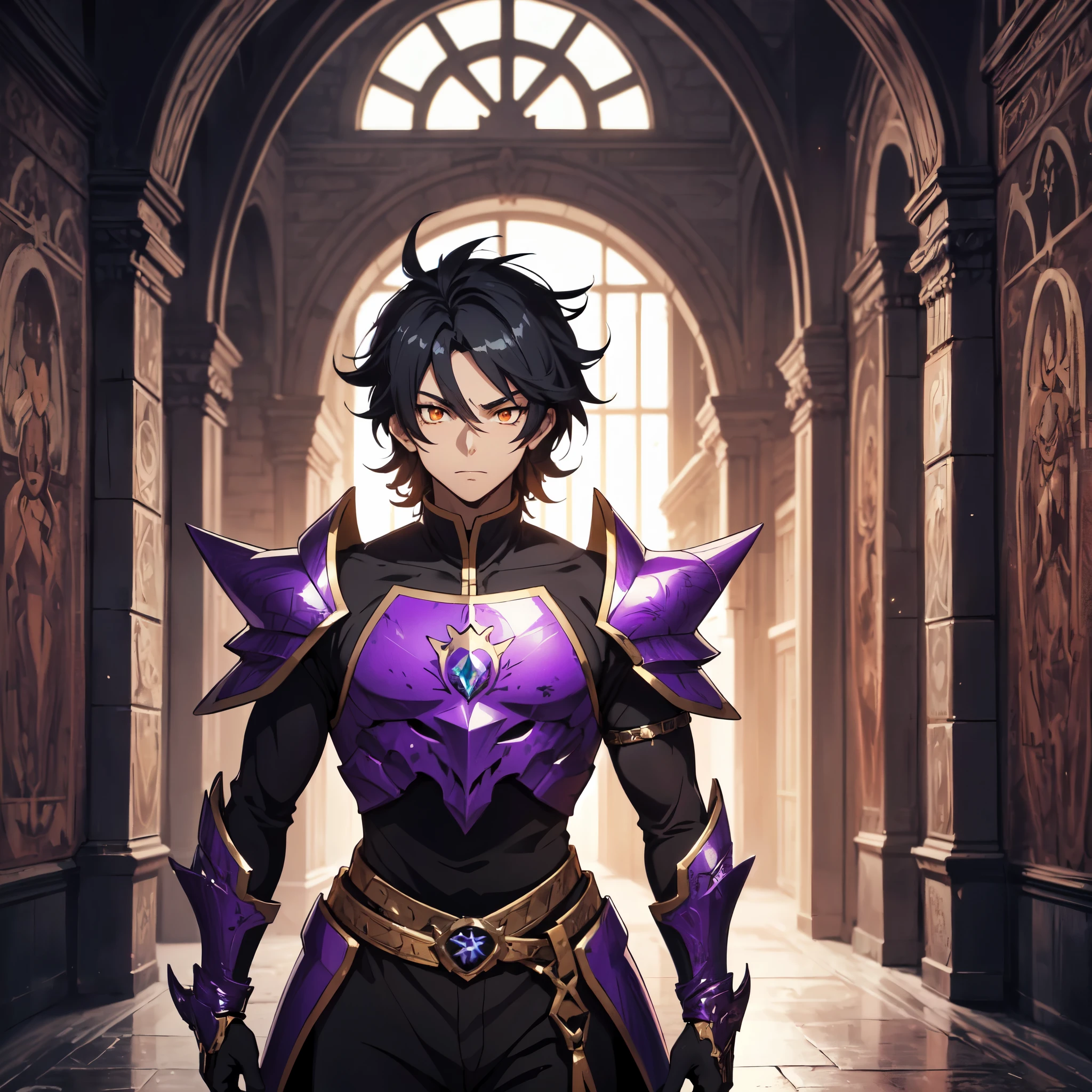 128K Ultra High Definition,
128K Ultra High Quality,
128K Ultra High Resolution,
Best Definition,
Best Quality,
Best Resolution,
Perfectly Detailed,
Perfectly Designed,
Extremely Detailed,
Extremely Designed,
Hyper Detailed,
Hyper Definition,
Hyper Quality,
Hyper Resolution,
Masterpiece,
(((Anime))),
Body Shot,
(((Boy))),
Handsome,
Muscular Body,
(((Black Mid Hair))),
(((Orange Eyes))),
(((Hyper Detailed & Perfectly Designed With Ultra High Quality Purple Warlord Armor))),
(((Inside Of Medieval Royal Palace Background Scenery))),