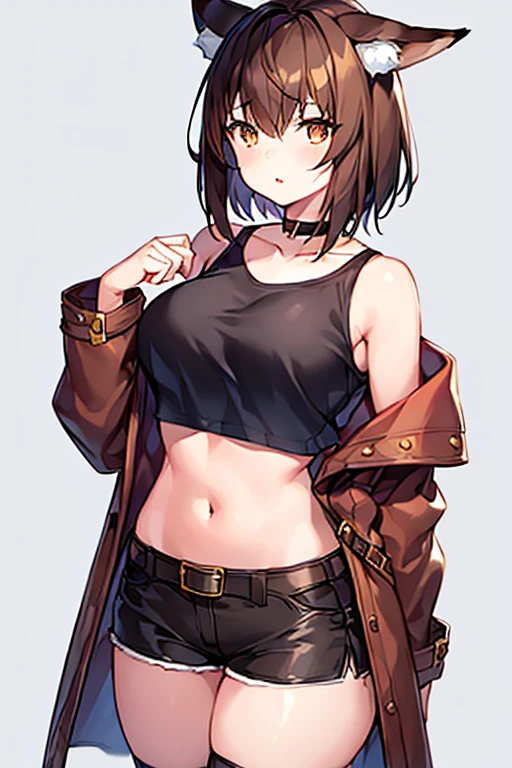1girl, solo,(best quality),(masterpiece:1.1), full body, dynamic angle, looking_at_viewer, short hair, (yellow clothes), cute, clear facial skin,