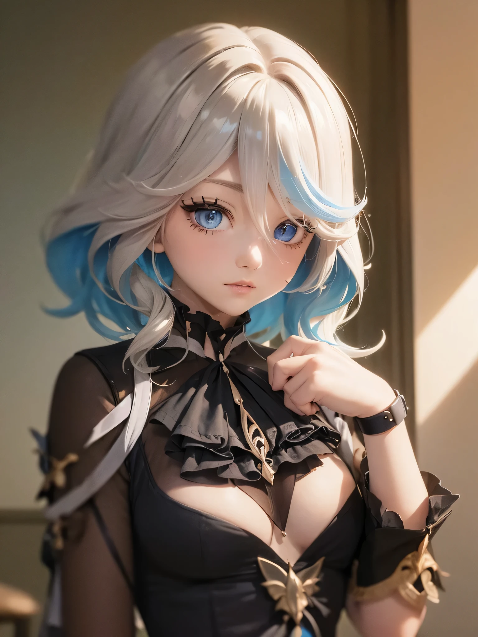 one beautiful girl,detailed beautiful hair,detailed beautiful eyes