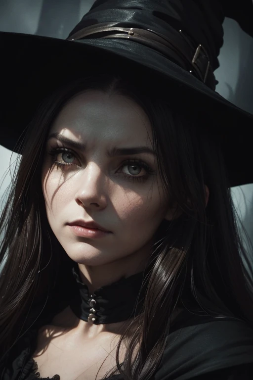 (Face close-up, Extreme close-up shot:1.4), (focus on the face view:1.2), dramatic lighting, otherworld, best quality, oil painting, gloomy, ((terrifying, ominous, eerie, intense, by Francisco de Goya)), fog, epic art, ((witch burning)), crowd, medieval, (salem witch), ((huge single gaping demonic eye staring at you)), mystical, gorgeus triadic color scheme, deep shadows and brilliant highlights, atmospheric,  

