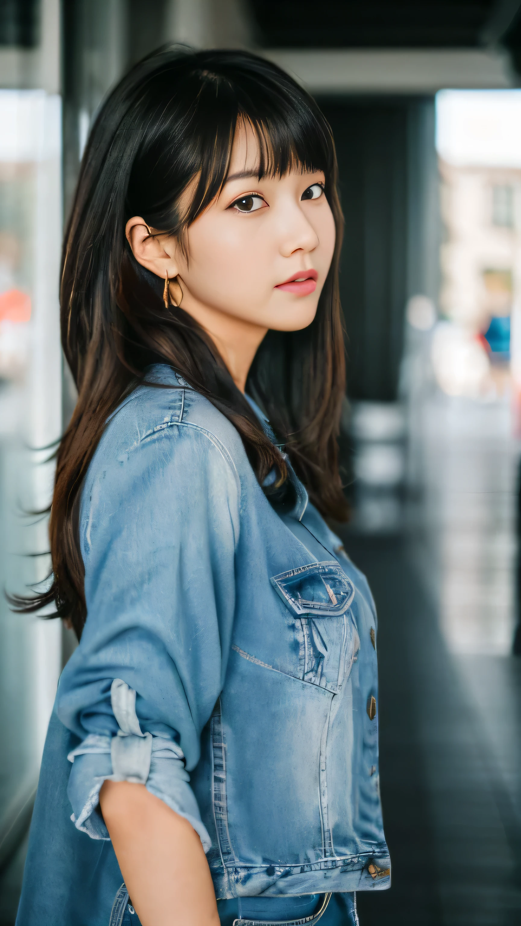 (Fidelity: 1.4), ((白い Hanfu)), Big Sleeves, Small Rings, Kan Tashi, Mole Under Eyes, Denim Lens, Bokeh, Perspective Shortening, Negative Space, Chiaroscuro, Depth of Field, Ray Tracing, Masterpiece, Anatomically Correct, Textured Skin, Best Quality, 8K, Ultra HD, Ccurate
