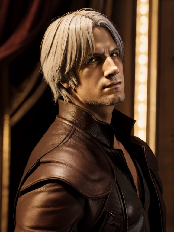 Dante looking so back with uncertain gaze in sima ase qliphot