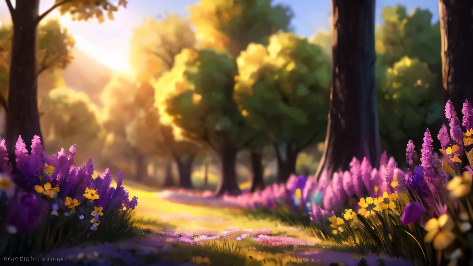 (by pixelsketcher:0.6), (by personalami :0.6) background, (cinematic lighting:1.1), (perfect focus:1.1), 8k hd,depth of field, bokeh, subsurface scattering,bright colors, detailed background, realistic, photorealistic, ultra realistic,in the park, natural landscape, trees, flowers, sky, clouds,realistic, photorealistic ,