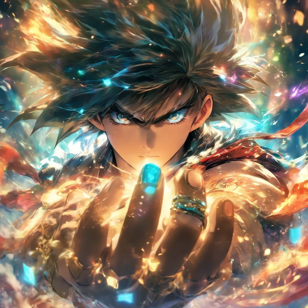 a person with a watch in his hand, por Yang J, arte detalhada de anime, Trends in ArtStation pixiv, cgsociety), estilo de raymond swanland, [trend in CGSociety]!!, astral clockwork, arte chave detalhada de anime, arte de wlop, de arknights, guweiz no pixiv artstation, arte de fantasia detalhada, deusa do tempo com amadura 
