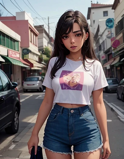 15 year old teen girl.latina. dulce.ropa ajustada. Urbana . Regeetoon