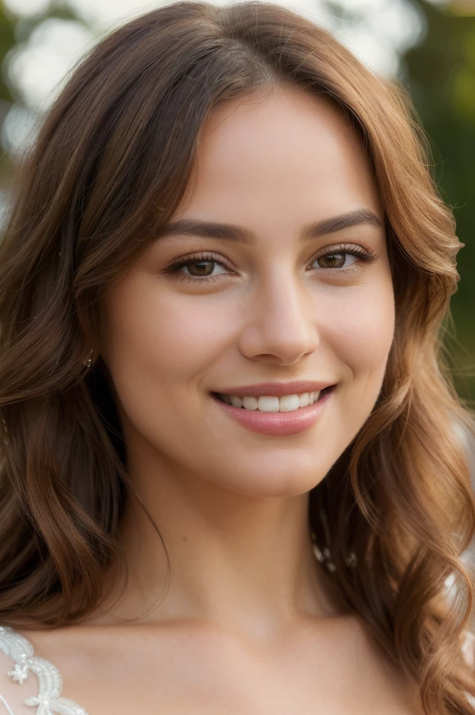 (best quality,4k,8k,highres,masterpiece:1.2),ultra-detailed,(realistic,photorealistic,photo-realistic:1.37),
beautiful smile,smiling face,detailed eyes,detailed lips,delicate nose,
,soft skin,brown black hair,elegant posture,feminine charm,graceful dress,
fine details,gorgeous background,vibrant colors,subtle lighting,portraits