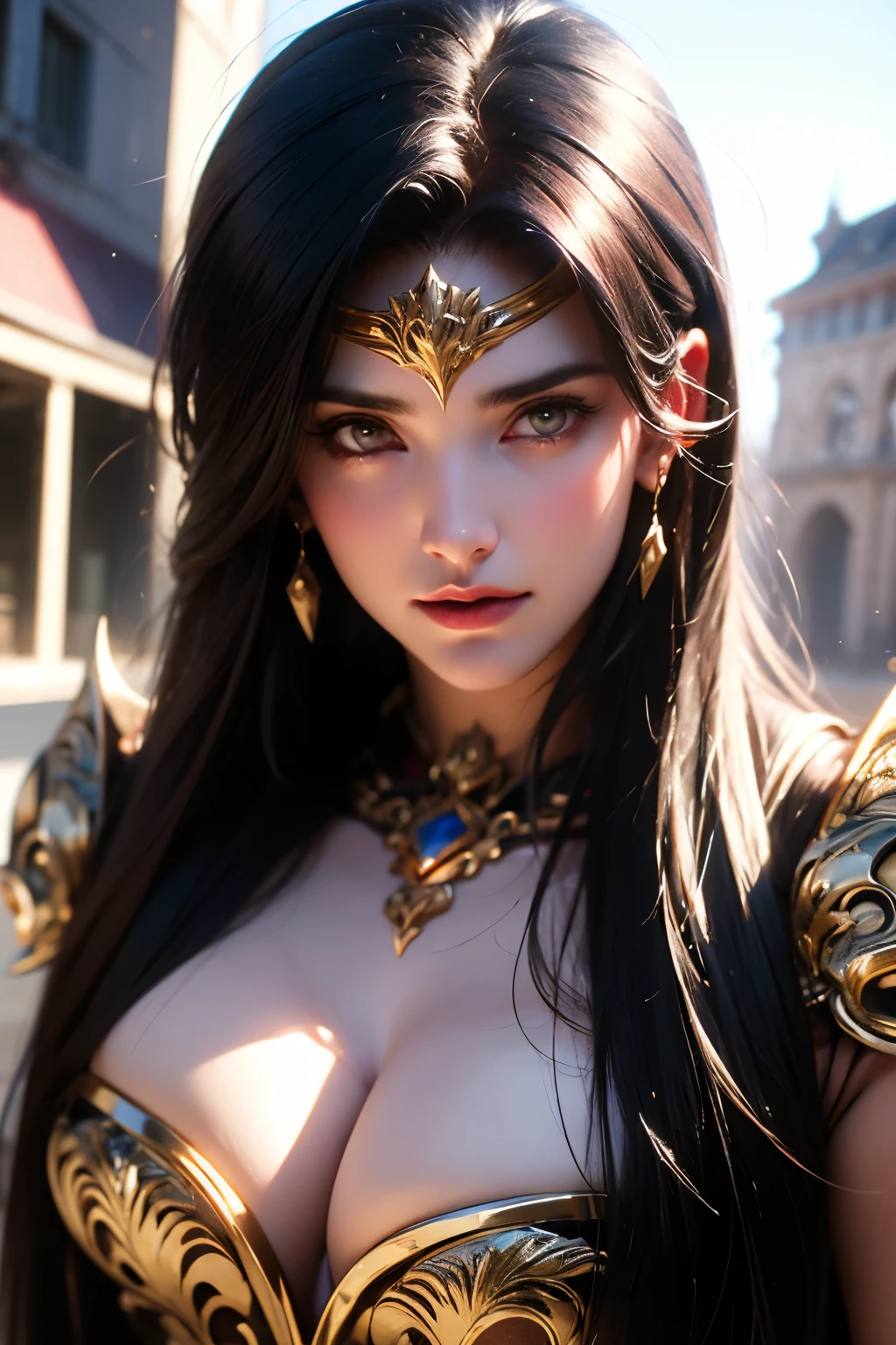 um close de uma mulher com uma caveira no ombro, Anjo majestoso de corpo inteiro, garota anjo cavaleiro, angel in plastic armor, anjo feminino alto, linda garota anjo ciborgue, pretty female cleric, cushart krenz arte chave feminino, serafim, Conceito de personagem do Shadowverse, deusa. detalhes extremamente altos, ( ( arte conceitual do personagem ) ), Araffe Angel com asas dourado andando em uma rua, Anjo majestoso de corpo inteiro, super anjo largo, anjo largo shot, anjo largo, epic angel wings, body shot of cinematic goddess, Epic Angle and Pose, Asas angelicais nas costas, grosso, quente, Rabo, linda garota anjo, de lindo anjo, tiro distante de anjo alto, foto gigante e impressionante da deusa, tem uma mulher de cabelo rosa, corpo inteiro, corpo inteiro, Looking at the camera, Guweiz's non-style artworks, ! sonho artegerm, Lois van Baarle e Ross, estilo de arte realista, Modelo IG | artegerm, Sem estilo Ross Tran, inspirado em Ross Tran, estilo artegerm, artegerm e atey ghailan, Gold-plated araffe in front of a building, Armadura Dourada Angelical, unreal motor render Knights of the Zodiac, Deusa Dourada Atena, as a mystical valkyrie, Cosplay ornamentado, Deusa grega Atena, usando armadura dourada, 3 d deusa minerva, Knights of the Zodiac, - The Mariner Galaxy. muito bonito, mystical atlantean valkyrie, usando armadura dourada, Asas de Ouro, Shaka de Virgem, Knights of the Zodiacs, HDR, 8k, Personagem original, high resolution, alto detalhe, foco no rosto, retrato, , middle ages, Classicismo, andrey atroshenko estilo, pintura, Traditional media, realista, Detailed symmetrical eyes, rosto lindo detalhado, figurativo, belas artes, oil on the canvas, HDR, 8k, Personagem original, high resolution, alto detalhe, foco no rosto, (:1.5), frente frontal, moon jewelry on forehead, joias em forma de lua nova douradas na testa, angry expression, sad expression, Sailor Moon, armadura dourada