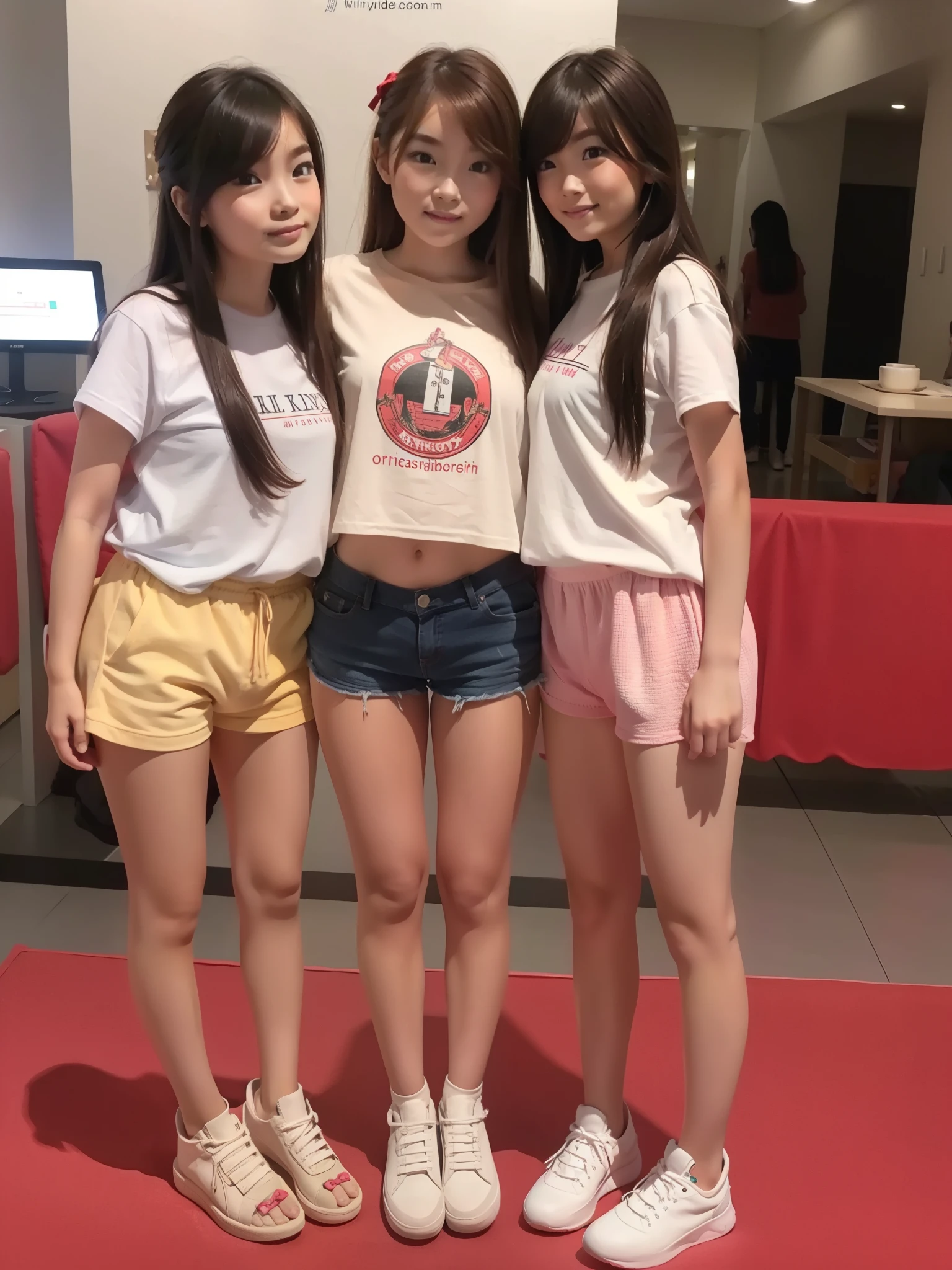 Little smile, female, long hair, beautiful