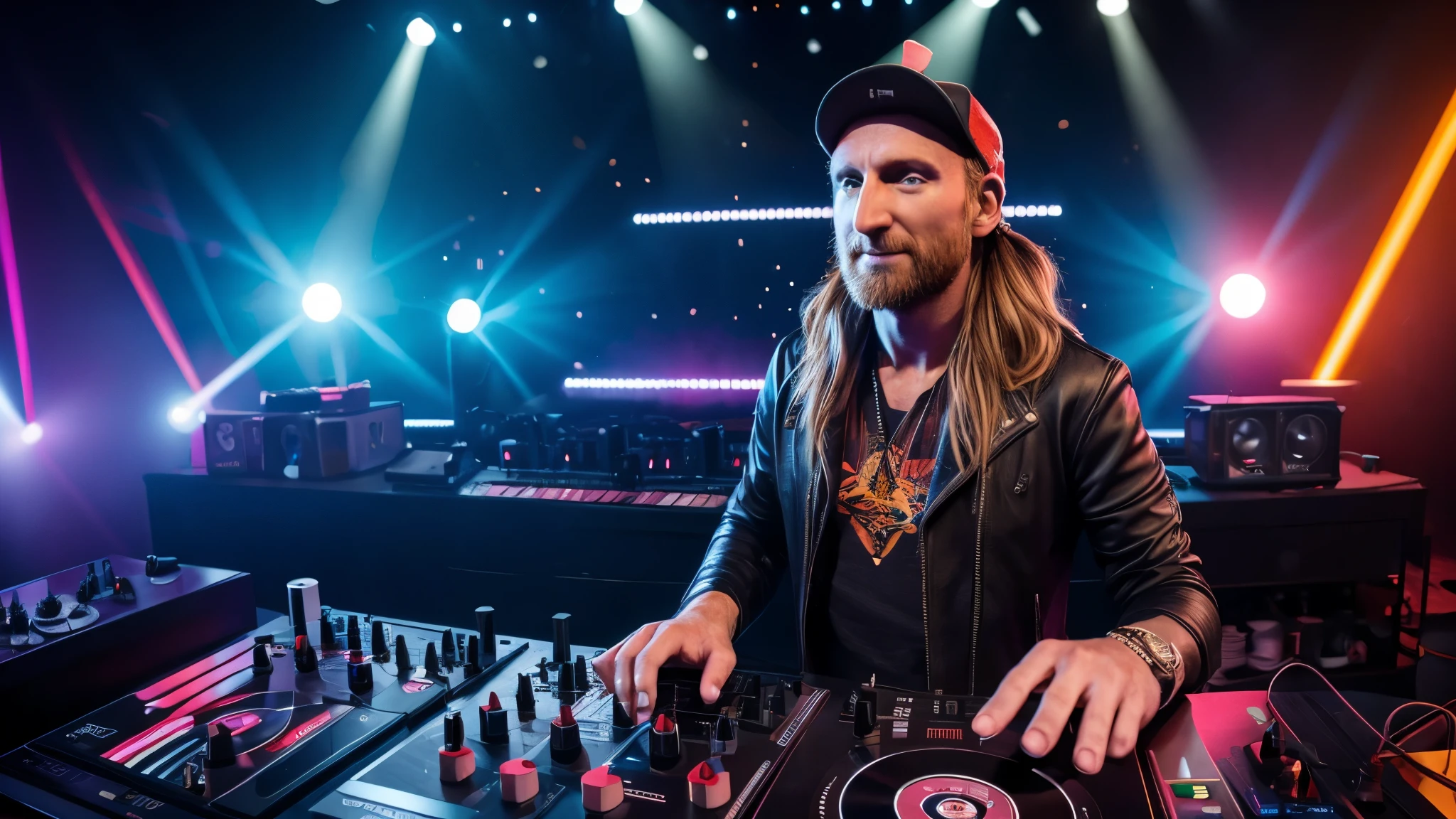 DAVID GUETTA DJ, 8K, ALTA QUALIDADE, uHD, TOCANDO EM DUBAI